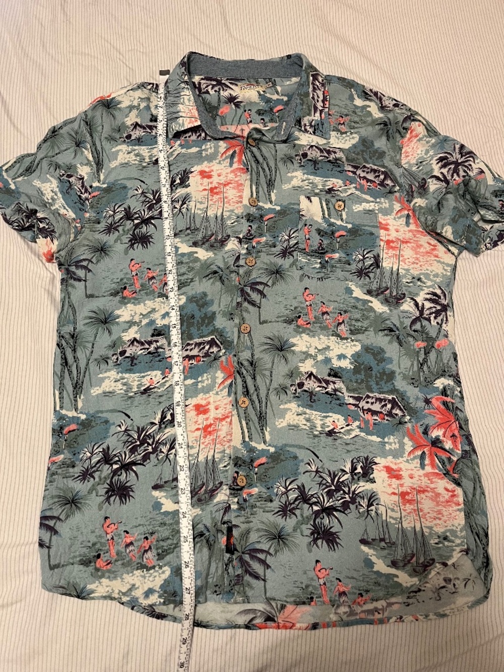 Faherty Short Sleeve Hawaiian Shirt